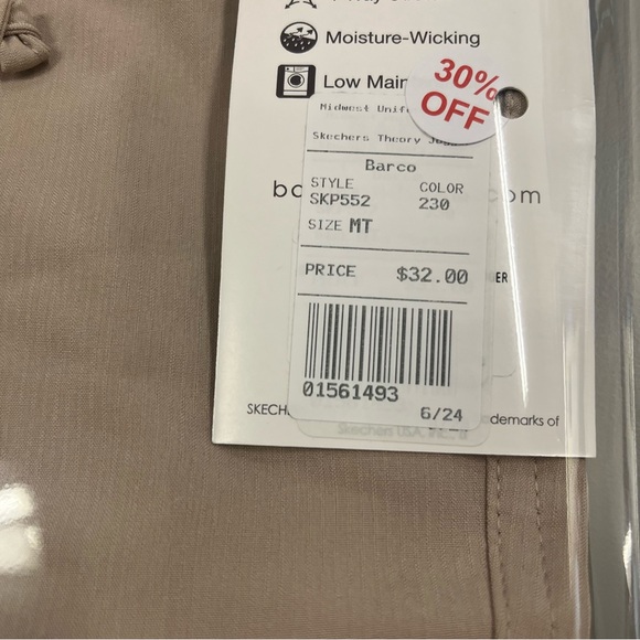 NWT Sketchers Barco Women’s Khaki Jogger Scrub Pants Multi Sizes - Picture 11 of 15